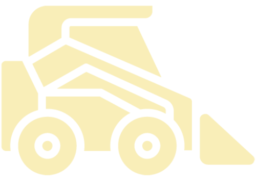 green graphic of a shovel